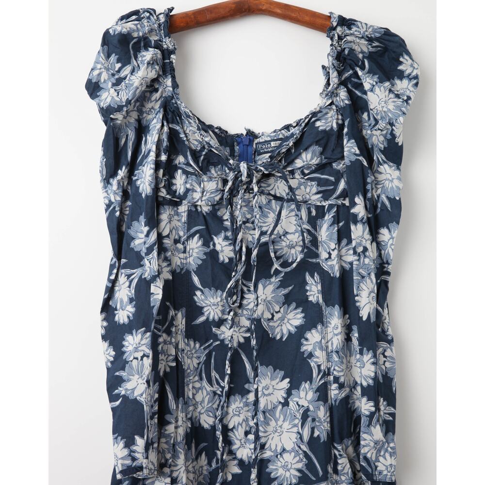 Polo Ralph Lauren Floral Cotton Halter-Tie Dress - Size 4 - Picture 5 of 8